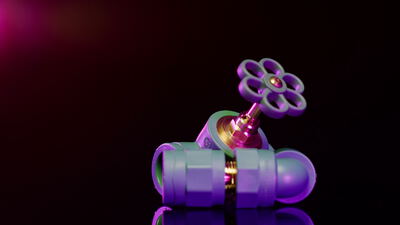 Absperrventil aus Polypropylen mit Handrad und Messingspindel